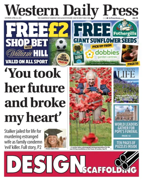 Cover of Western Daily Press (Saturday)