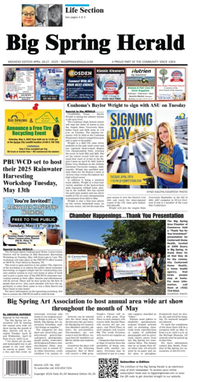 Cover of Big Spring Herald Weekend