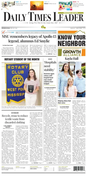 Cover of Daily Times Leader