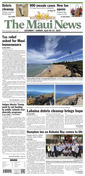Cover of The Maui News - Weekender