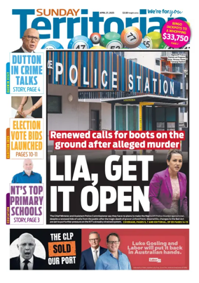 Cover of Sunday Territorian