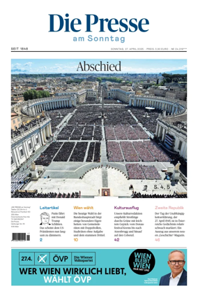 Cover of Die Presse am Sonntag