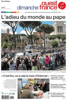 Cover of Dimanche Ouest France (Ille-et-Vilaine)