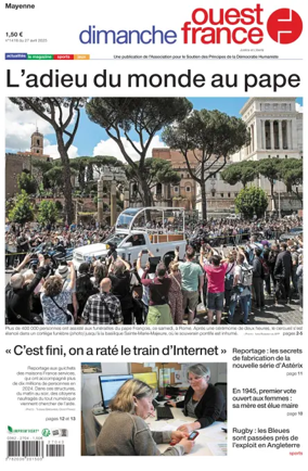 Cover of Dimanche Ouest France (Mayenne)