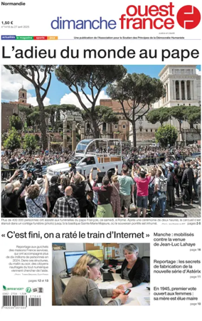 Cover of Dimanche Ouest France (Normandie)