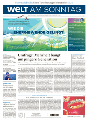 Cover of Welt am Sonntag