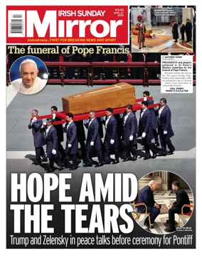 Cover of Irish Sunday Mirror