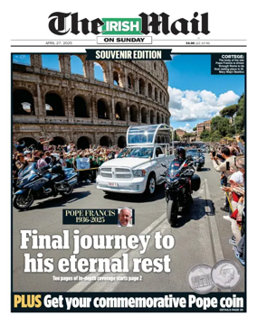 Cover of The Irish Mail on Sunday