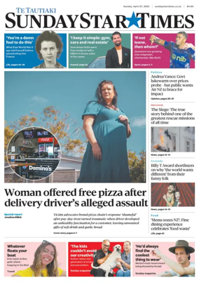 Cover of Sunday Star-Times