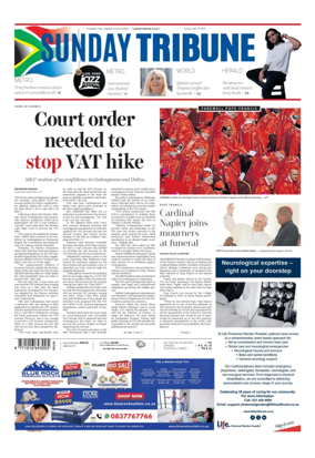 Cover of Sunday Tribune