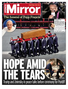 Cover of Sunday Mirror (Northern Ireland)