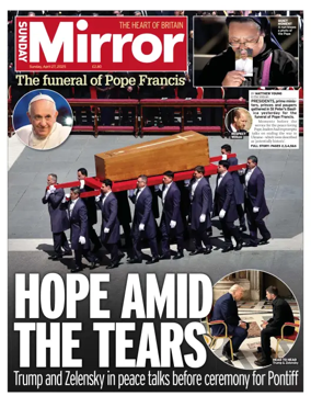 Cover of Sunday Mirror