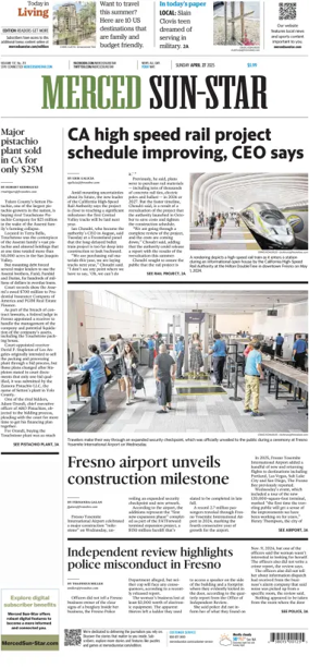 Cover of Merced Sun-Star (Saturday)