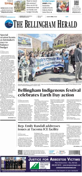 Cover of The Bellingham Herald (Sunday)