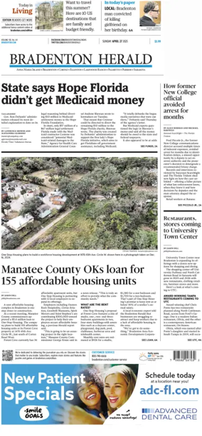Cover of The Bradenton Herald (Sunday)