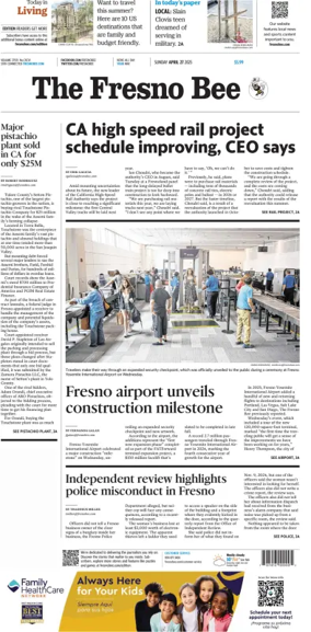 Cover of The Fresno Bee (Sunday)