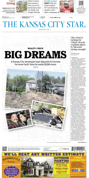 Cover of The Kansas City Star (Sunday)