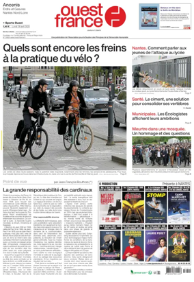 Cover of Ouest France (Ancenis)
