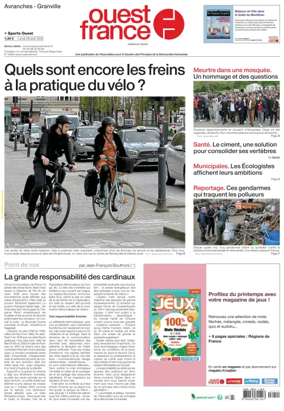 Cover of Ouest France (Avranches)