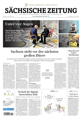 Cover of Sächsische Zeitung  (Dresdner Meißner Land)
