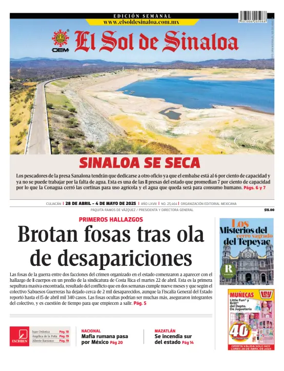 Cover of El Sol de Sinaloa