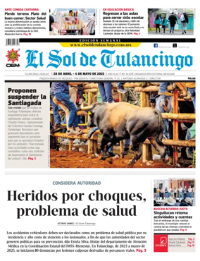 Cover of El Sol de Tulancingo