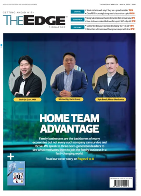 Cover of The Edge Singapore