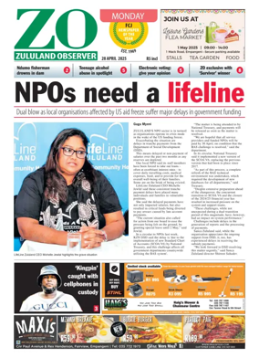 Cover of Zululand Observer - Monday