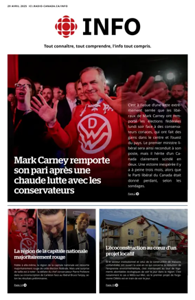 Cover of Radio-Canada Info