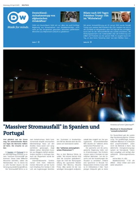 Cover of Deutsche Welle (German edition)