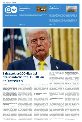 Cover of Deutsche Welle (Spanish edition)