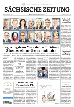 Cover of Sächsische Zeitung  (Kamenz)