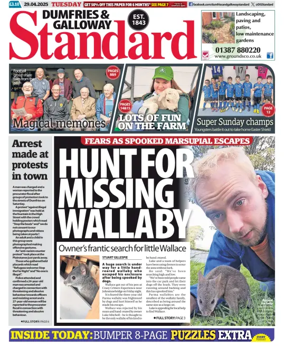 Cover of Dumfries & Galloway Standard
