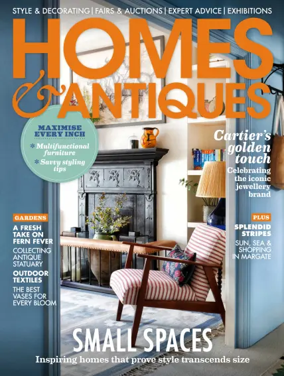 Cover of Homes and Antiques Magazine