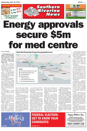 Cover of Southern Riverina news