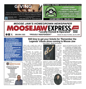 Cover of Moose Jaw Express.com