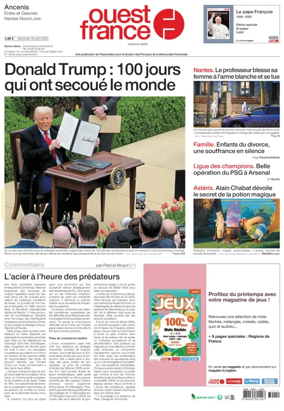 Cover of Ouest France (Ancenis)