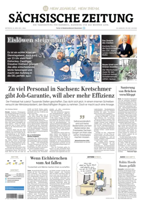 Cover of Sächsische Zeitung  (Dresdner Meißner Land)