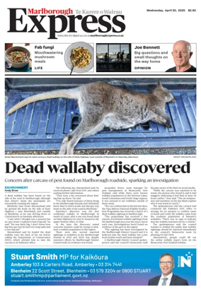 Cover of Marlborough Express