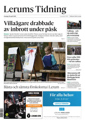 Cover of Lerums Tidning