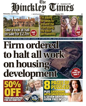 Cover of Hinckley Times