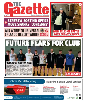 Cover of The Gazette (Scotland)