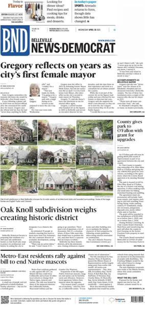 Cover of Belleville News-Democrat