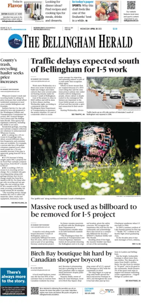 Cover of The Bellingham Herald