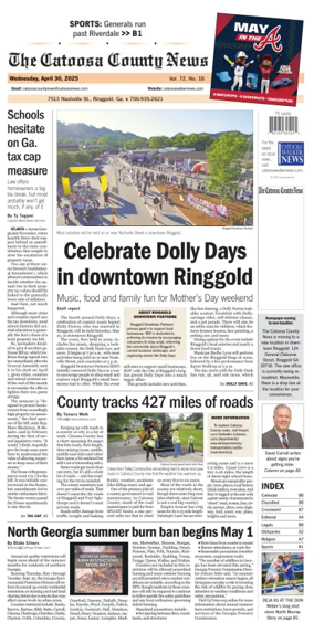 Cover of The Catoosa County News