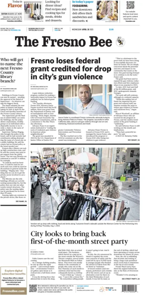 Cover of The Fresno Bee