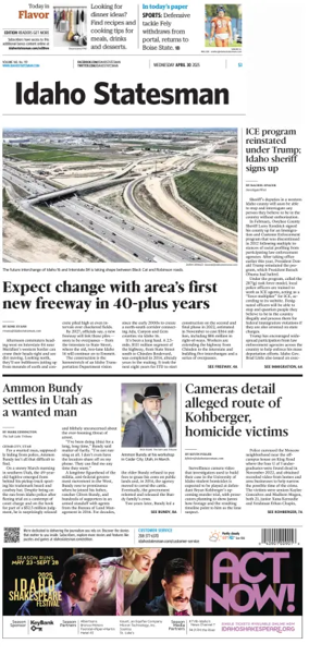 Cover of The Idaho Statesman