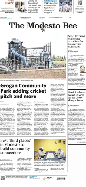 Cover of The Modesto Bee