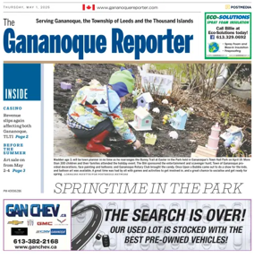 Cover of The Gananoque Reporter