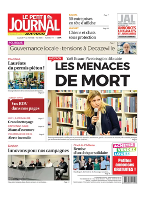 Cover of Le Petit Journal - L'hebdo local de l'Aveyron